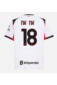 Fotbalové Dres AC Milan Christopher Nkunku #18 Venkovní Oblečení 2025-26 Krátký Rukáv